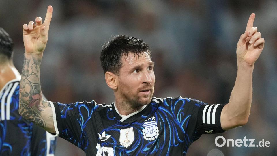 Der Kapitän will es noch einmal wissen: Messi spielt seine sechste WM. Bild: Gustavo Garello/AP/dpa