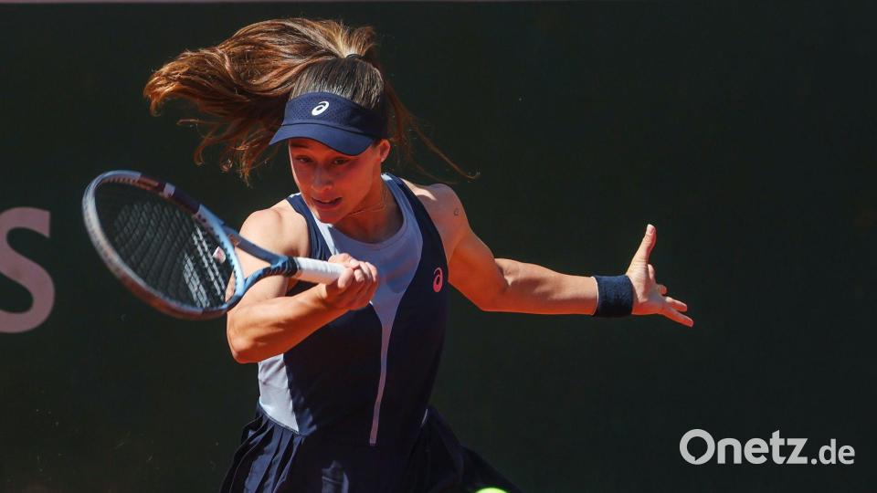 Zeynep Sönmez bei einem Match bei den French Open. (Archivbild) Bild: Frank Molter/dpa