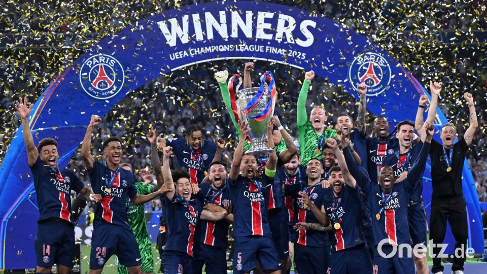 Paris Saint-Germain will seinen Titel verteidigen. (Archivbild) Bild: Robert Michael/dpa