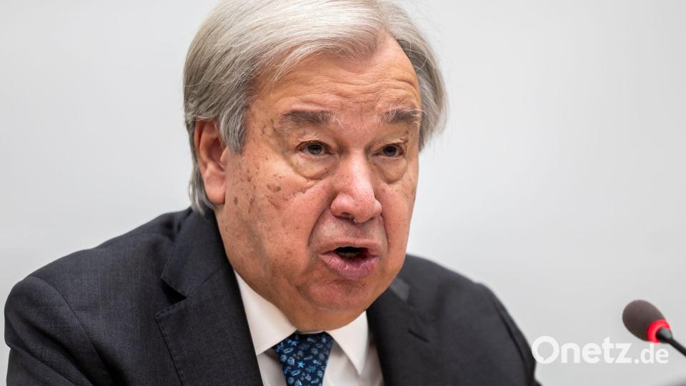 Der Bericht wurde vom Generalsekretariat des UN-Chefs António Guterres verfasst (Archivbild). Bild: Salvatore Di Nolfi/Keystone/dpa