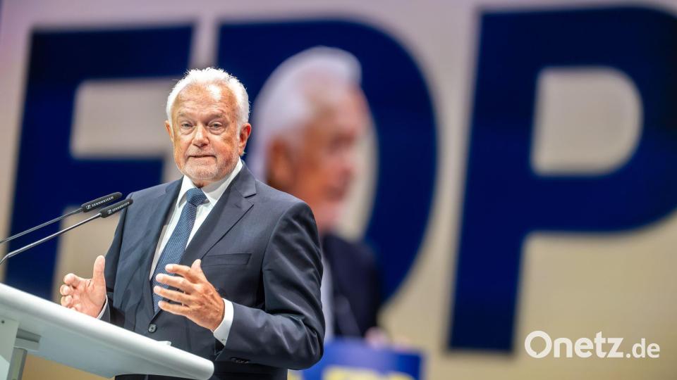 Wolfgang Kubicki siegt in Kampfabstimmung um den FDP-Vorsitz Bild: Michael Kappeler/dpa