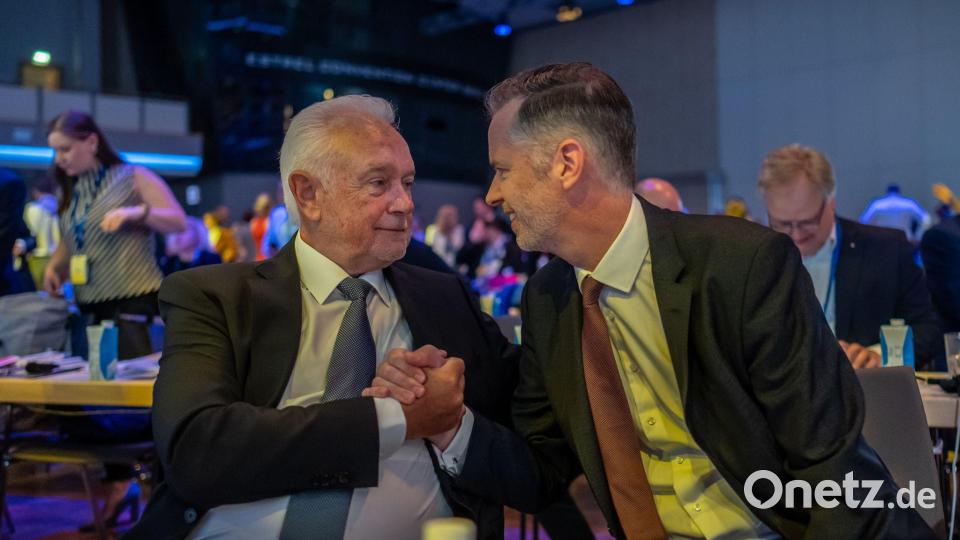Wachwechsel bei der FDP: Auf Christian Dürr folgt Wolfgang Kubicki an der Spitze der Partei Bild: Michael Kappeler/dpa