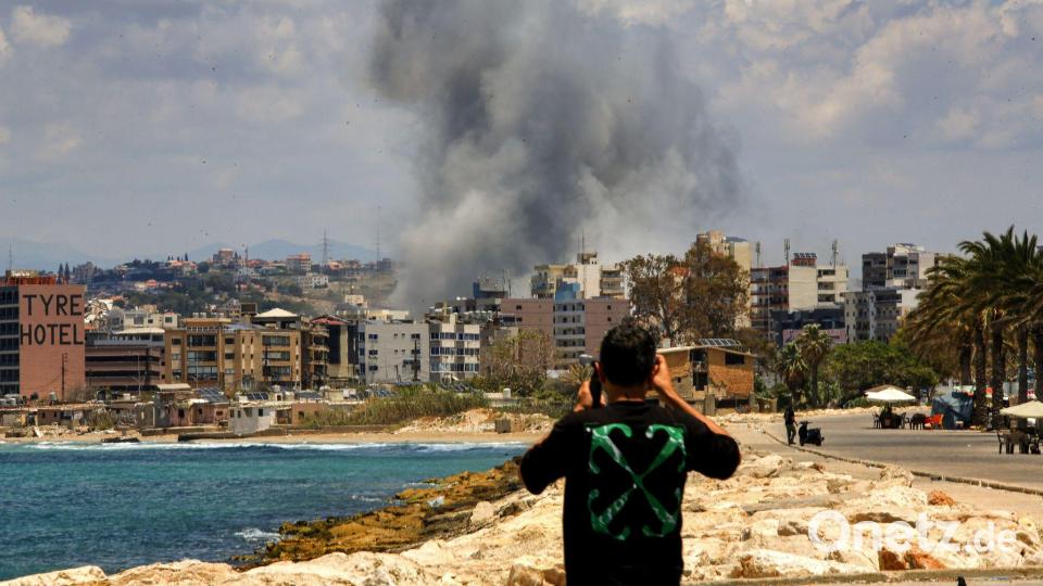 Der blutige Konflikt zwischen Israel und der Hisbollah im Libanon geht weiter. Bild: Stringer/dpa
