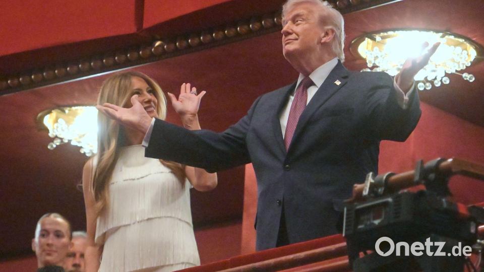 Trump im Kennedy Center (Archivbild). Bild: Rod Lamkey/AP/dpa
