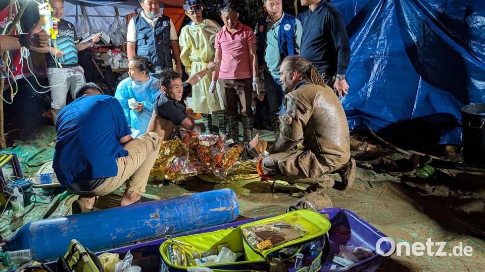 Die Rettungskräfte um den finnischen Höhlentaucher hatten seit Tagen unermüdlich an der Rettung gearbeitet. Bild: Josh Richards/dpa