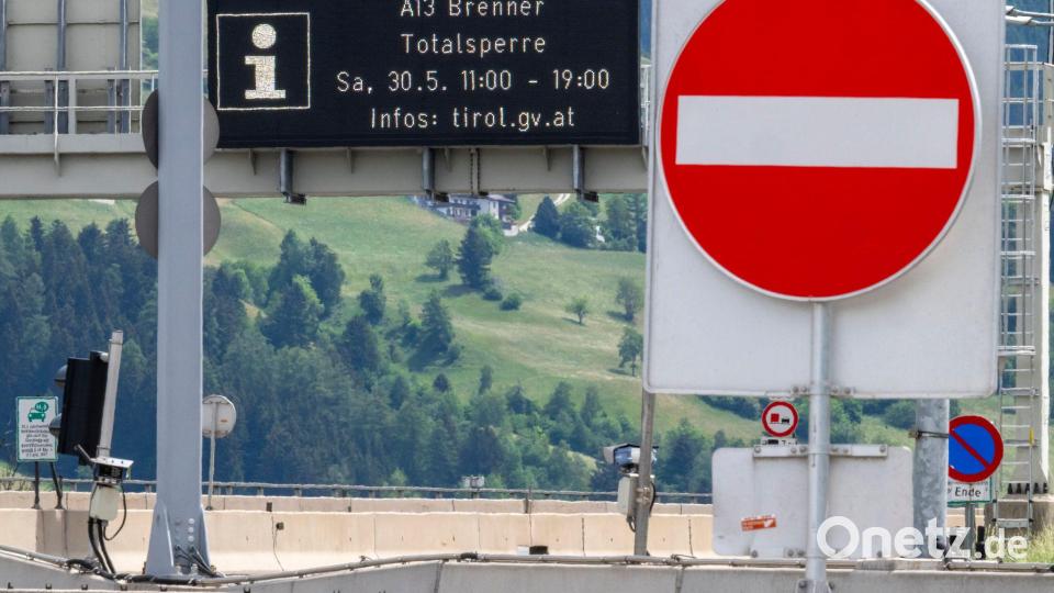 Die Sperre des Brenner-Korridors sorgt nicht für das befürchtete Verkehrschaos Bild: Peter Kneffel/dpa