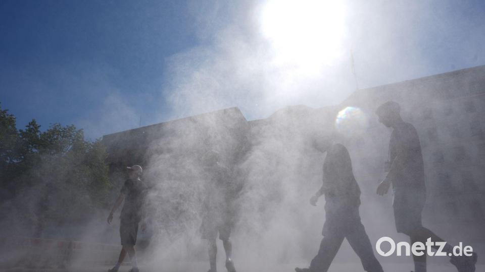 Langfristigere Vorhersagen geben eine grobe Tendenz für größere. Aber wann mit Hitze oder Starkregen zu rechnen ist, können nur kurzfristige Vorhersagen bestimmen. Bild: Marcus Brandt/dpa