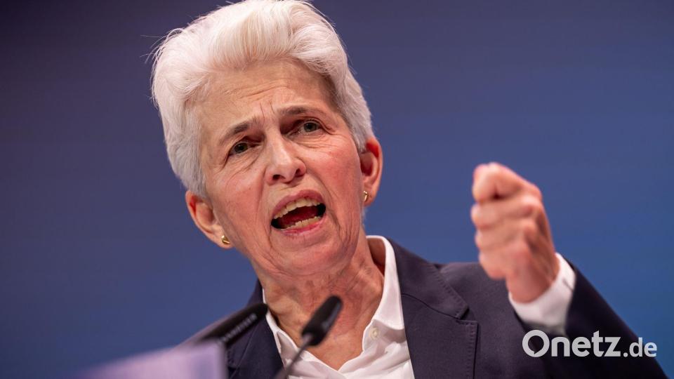 Die Europapolitikerin Marie-Agnes Strack-Zimmermann kandidierte überraschend für den FDP-Vorsitz Bild: Michael Kappeler/dpa