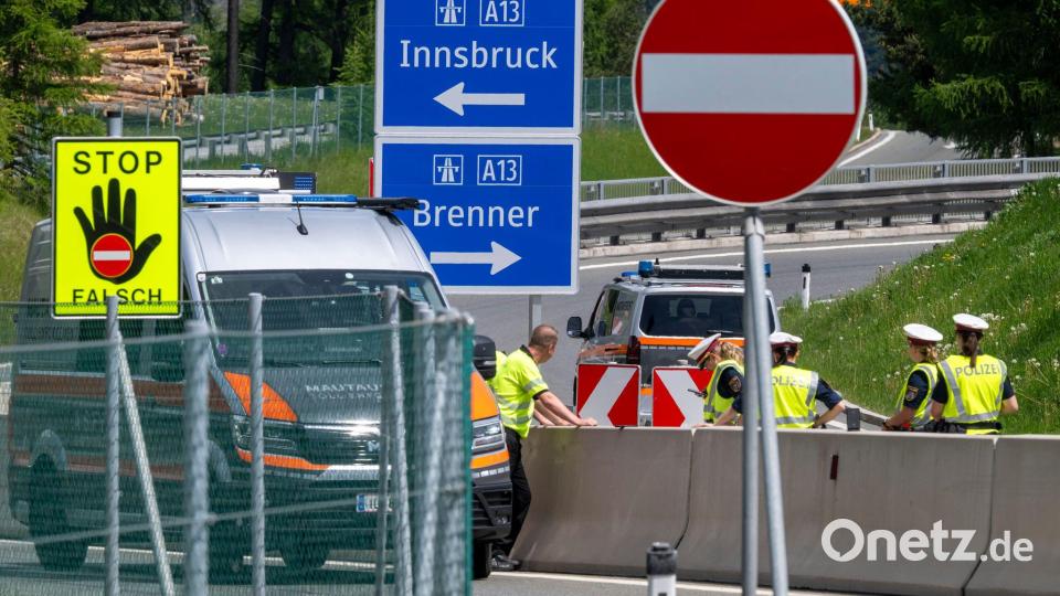 Die Benutzung der Brenner-Autobahn war für acht Stunden nicht erlaubt. Bild: Peter Kneffel/dpa
