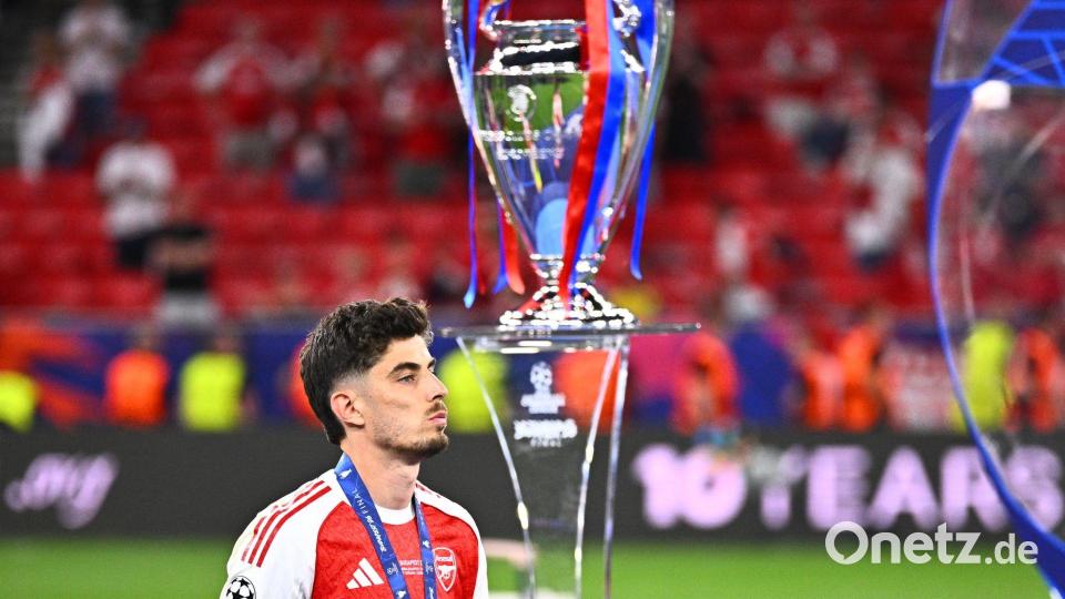 Kai Havertz muss weiter auf den ersten Champions-League-Titel mit Arsenal warten. Bild: Tom Weller/dpa