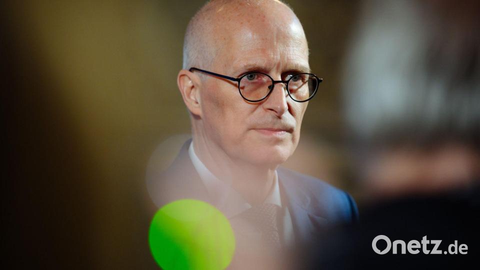 Musste das Olympia-Scheitern eingestehen: Hamburgs Erster Bürgermeister Peter Tschentscher. Bild: Gregor Fischer/dpa