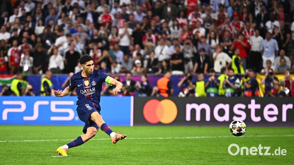 Verwandelte seinen Elfmeter: Achraf Hakimi. Bild: Tom Weller/dpa