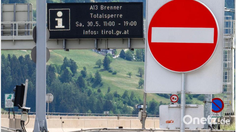 Die Sperre des Brenner-Korridors sorgt nicht für das befürchtete Verkehrschaos Bild: Peter Kneffel/dpa