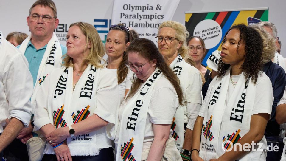 Frust bei Olympia-Befürwortern nach dem Referendum in Hamburg. Bild: Georg Wendt/dpa