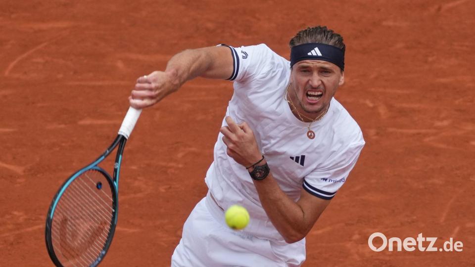 Zverev peilt in Paris seinen ersten Grand-Slam-Turniersieg an. Bild: Thibault Camus/AP/dpa