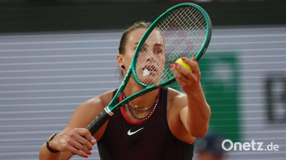 Aryna Sabalenka war gegen Osaka hochkonzentriert. Bild: Aurelien Morissard/AP/dpa