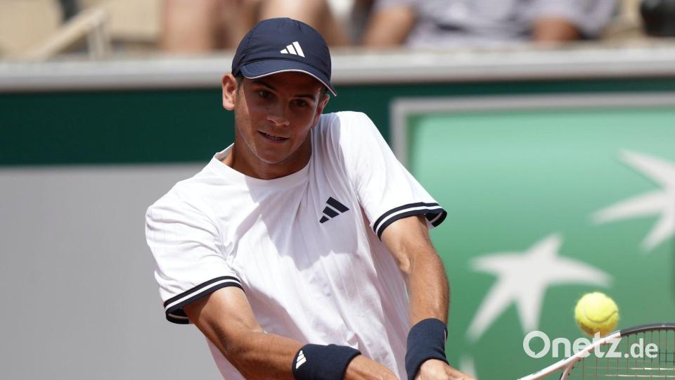 Überrascht auch bei den French Open: Rafael Jódar. Bild: Aurelien Morissard/AP/dpa