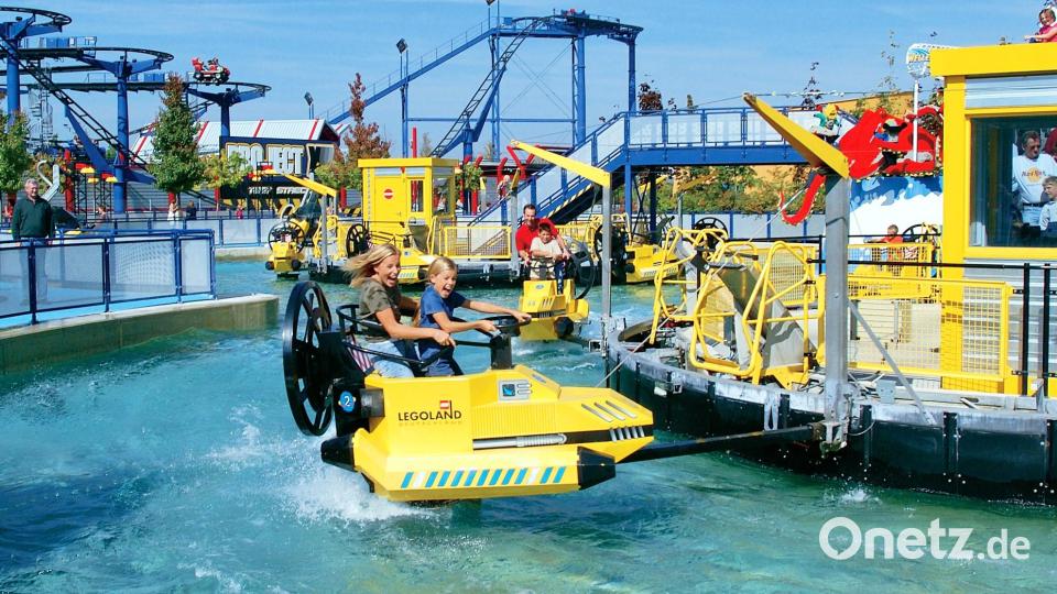 An heißen Tagen sorgt der „Wellenreiter“ für spritzige Erfrischung. Bild: LEGOLAND