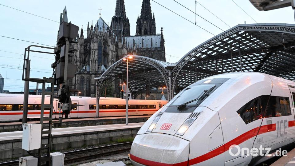 Die meisten Fernverkehrszüge auf deutschen Schienen tragen derzeit die Farben der Deutschen Bahn - doch zwei Konkurrenten wollen dem bundeseigenen Konzern Marktanteile abspenstig machen. (Archivbild) Bild: Roberto Pfeil/dpa