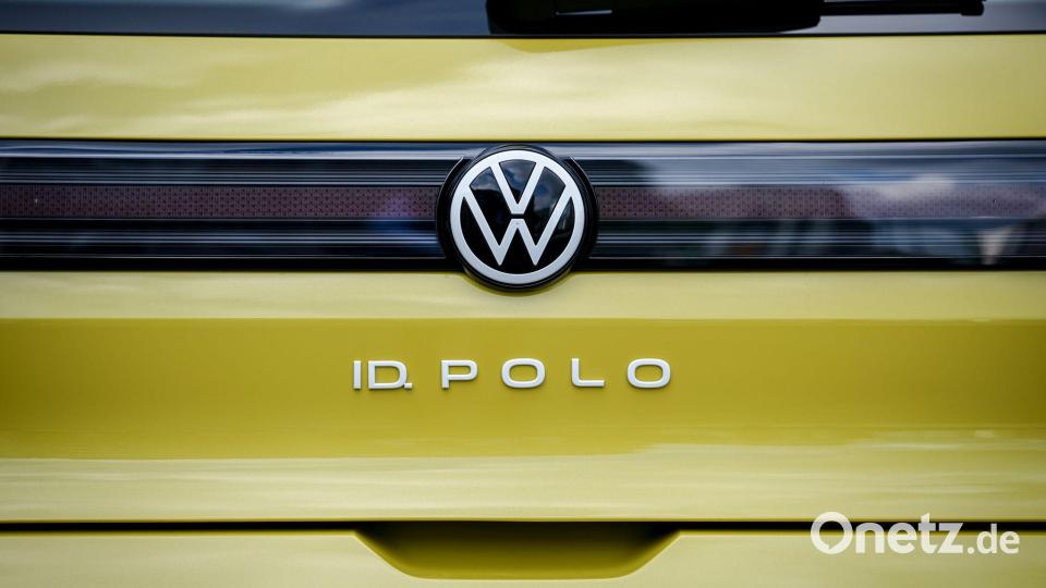 Mit dem ID. Polo verabschiedet sich VW von den Nummern in den Modellnamen und kehrt zu den bekannten Bezeichnungen zurück. Die Studie hatte noch ID.2all geheißen. (Archivbild) Bild: Kay Nietfeld/dpa