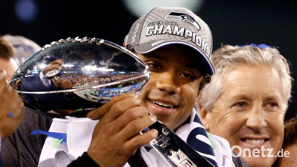 Russell Wilson holte den Super Bowl mit den Seahawks, jetzt wird er TV-Experte. (Archivfoto) Bild: picture alliance / dpa