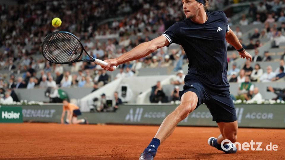 Alexander Zverev ist in Paris auf Titelmission Bild: Dimitar Dilkoff/AFP/dpa