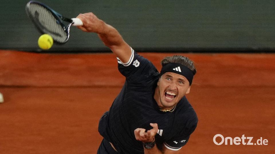 Der Aufschlag ist die große Stärke von Alexander Zverev. Bild: Aurelien Morissard/AP/dpa