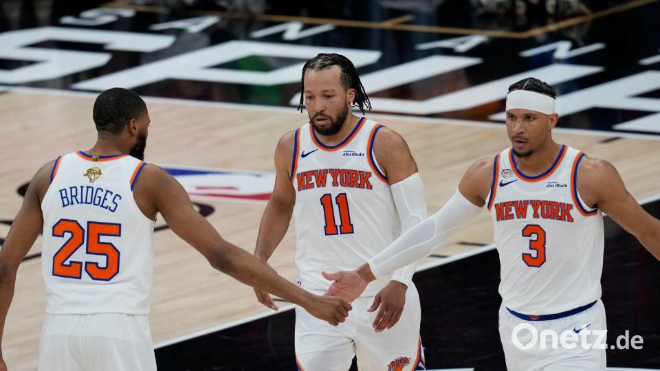 Die Knicks bekommen wohl prominenten Besuch. Bild: David J. Phillip/AP/dpa