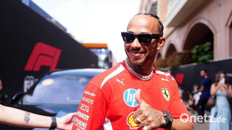 Hofft auf seinen ersten Ferrari-Sieg: Lewis Hamilton. Bild: David Davies/PA Wire/dpa