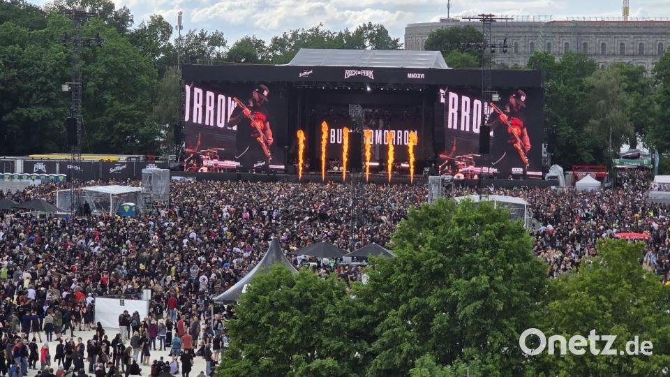 Gitarrenriffs, Moshpits und Crowdsurfer sorgen für Gänsehautmomente Bild: Richard Kirschner