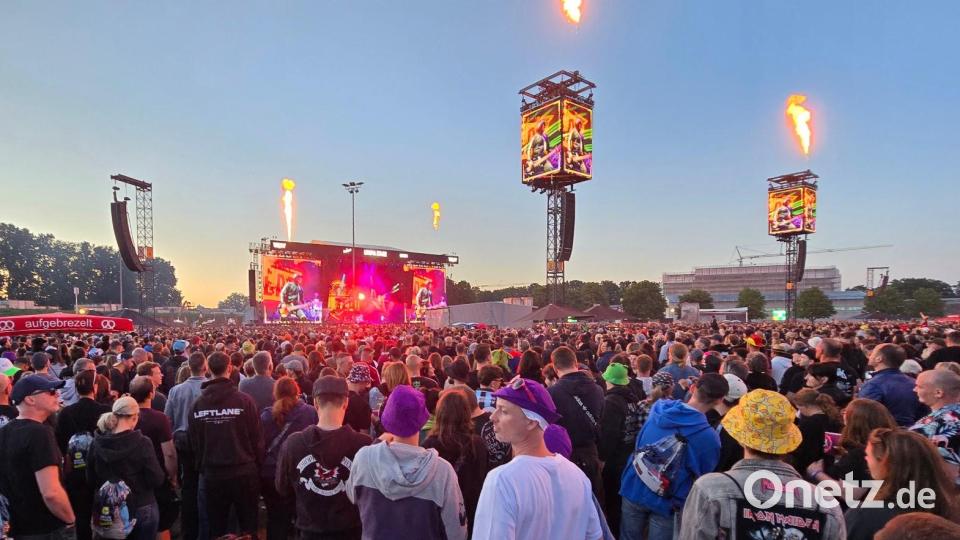 Rund 80.000 Fans feiern bei Rock im Park in Nürnberg. Bild: Richard Kirschner