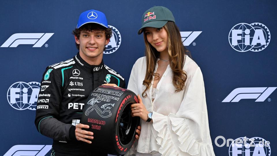 Seriensieger Kimi Antonelli (l) glänzt auch in Monaco. Bild: Philippe Magoni/AP/dpa