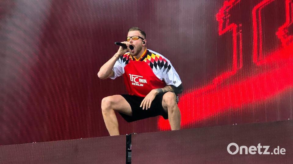 Am Samstag stand Finch bei Rock im Park auf der Bühne. Bild: Richard Kirschner