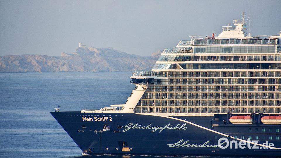 Die Schiffe von Tui Cruises heißen „Mein Schiff“, dann folgt eine Zahl oder ein Name. (Archivbild) Bild: Gerard Bottino/SOPA Images via ZUMA Press Wire/dpa