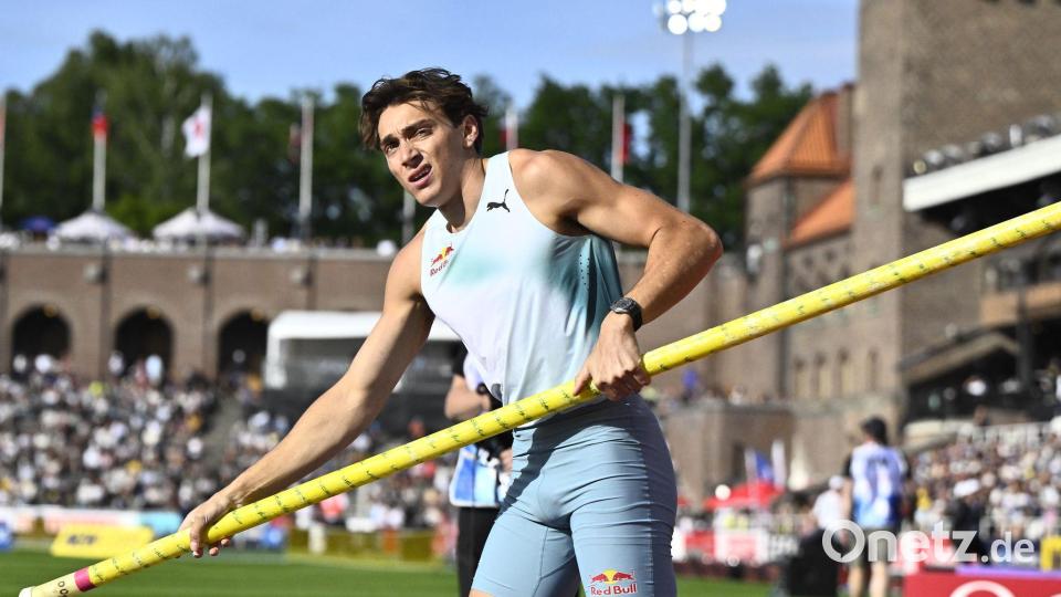 Kassierte eine seltene Niederlage: Armand Duplantis. Bild: Christine Olsson/TT News Agency/AP/dpa