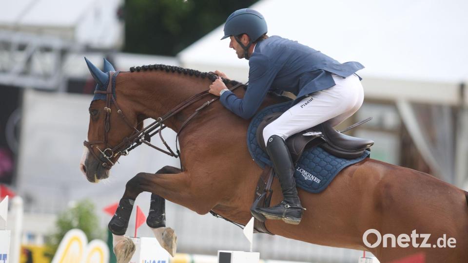 Endlich auch deutscher Meister: Olympiasieger Christian Kukuk auf Akarad Tivoli. Bild: Bernd Thissen/dpa