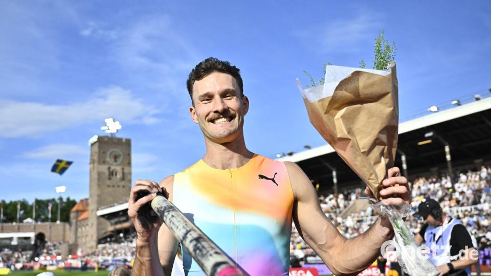 Durfte über den Sieg jubeln: Kurtis Marschall. Bild: Christine Olsson/TT News Agency/AP/dpa