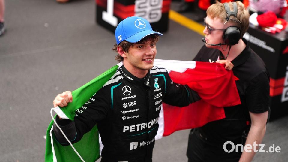 Unaufhaltsam auch in Monaco: WM-Spitzenreiter Kimi Antonelli. Bild: David Davies/PA Wire/dpa