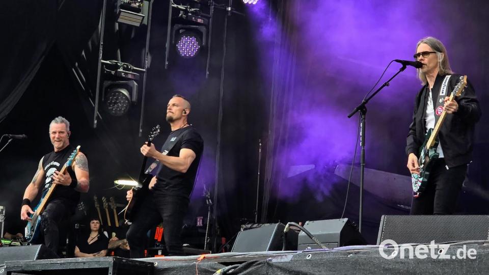 Alter Bridge begeisterten am frühen Abend mit melodischem Hard Rock. Bild: Richard Kirschner