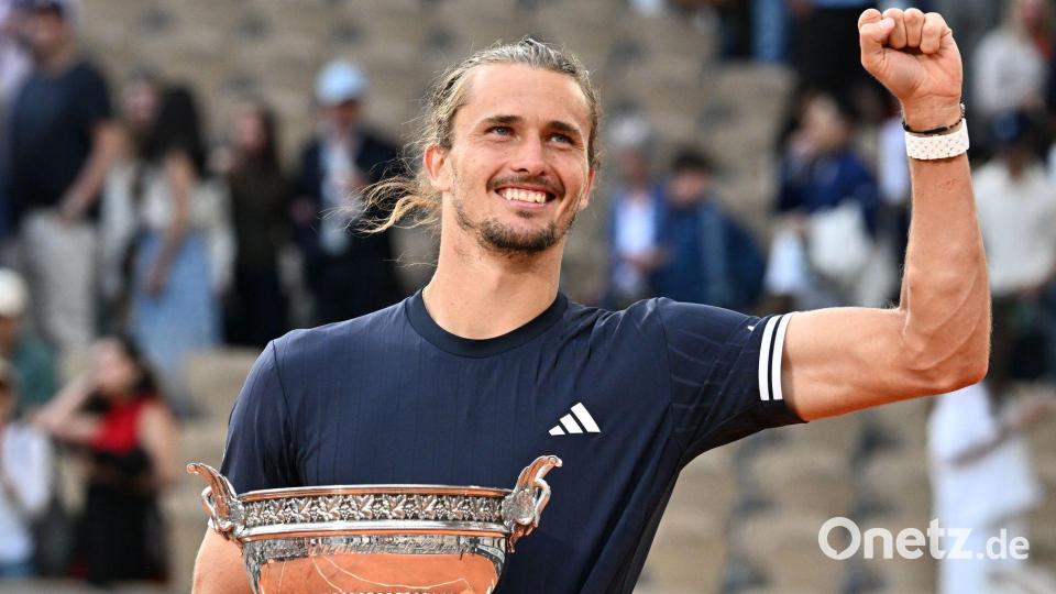 Alexander Zverev sicherte sich bei den French Open seinen ersten Grand-Slam-Titel. Bild: Emma Da Silva/AP/dpa