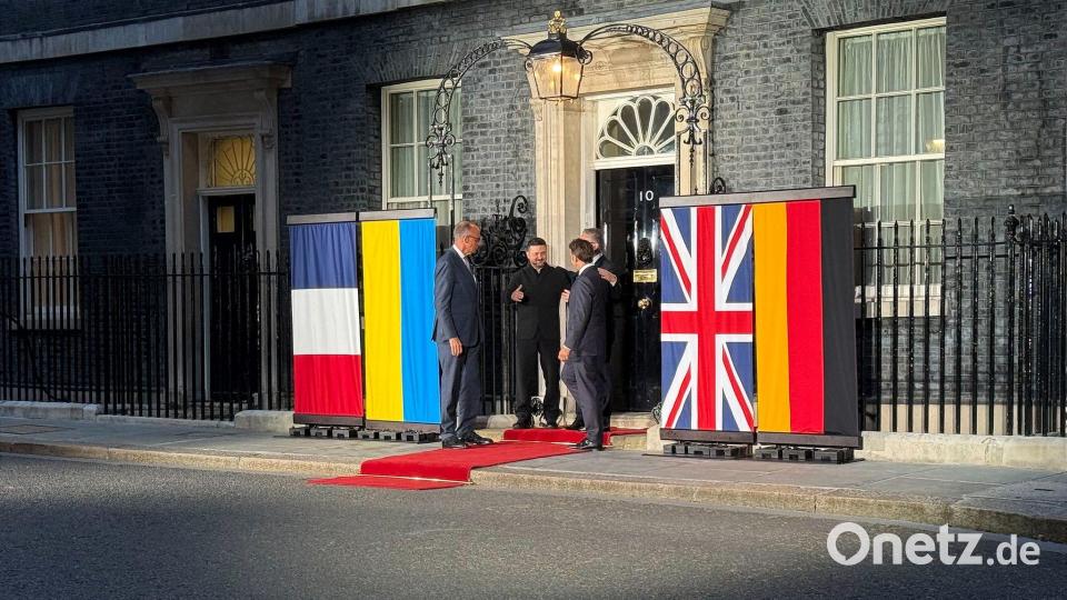 Europäische Solidarität für die Ukraine in London. Bild: Patricia Bartos/dpa