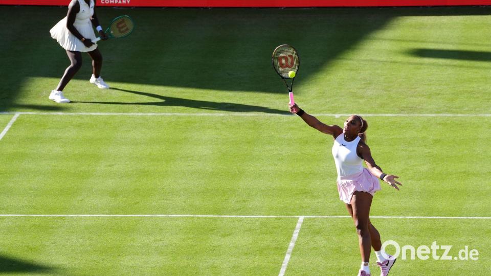 Williams (r) meldete sich mit einem Sieg zurück. Bild: Adam Davy/PA Wire/dpa