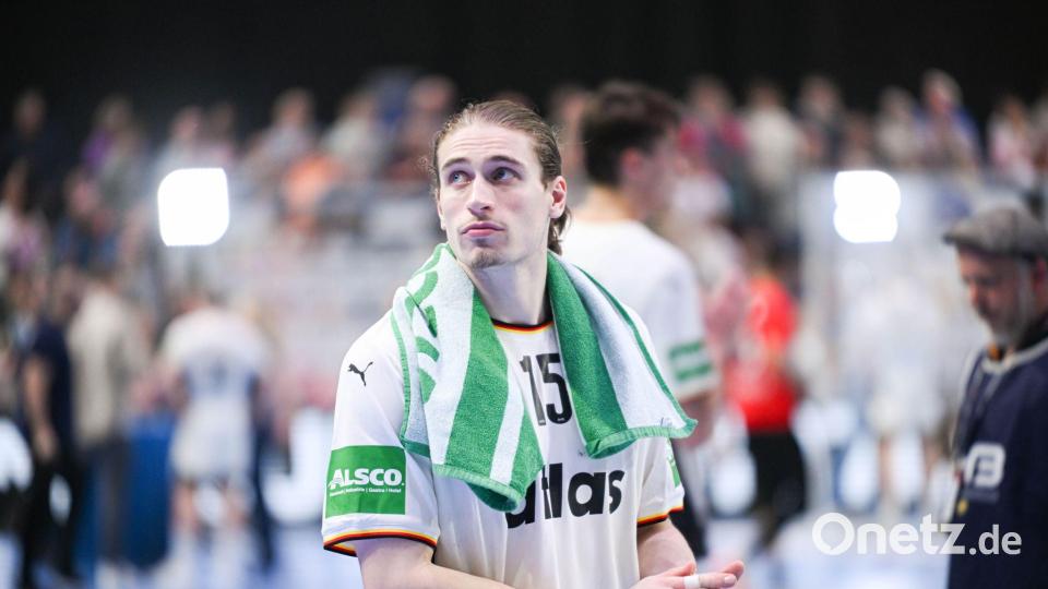 Extrem nachdenklich und selbstkritisch: Handball-Nationalspieler Juri Knorr. (Archivbild) Bild: Sina Schuldt/dpa