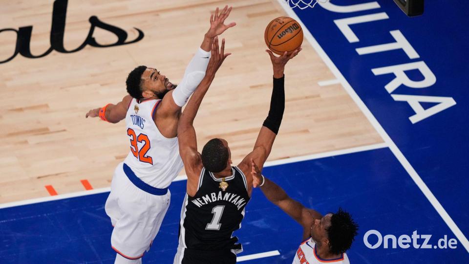 Die Finals-Serie der Knicks gegen die Spurs bot auch im dritten Duell beste Unterhaltung. Bild: Yuki Iwamura/AP/dpa