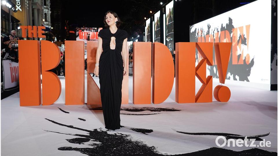 Schauspielerin Maggie Gyllenhaal bei der Weltpremiere von The Bride im Cineworld Leicester Square. (Archivbild) Bild: Ian West/PA Wire/dpa