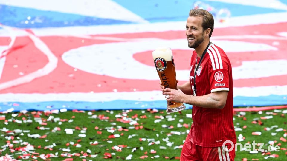 Bier nur bei Meisterschaft: Stürmer Harry Kane. (Archivbild) Bild: Sven Hoppe/dpa
