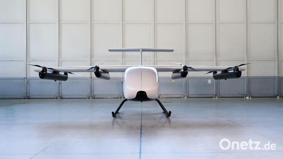 Der Elektroflugzeug-Hersteller ERC System will im über nächsten Jahr die schwere Lastdrohne „Victor“ auf den Markt bringen. Bild: Matthias Fend/ERC System/dpa