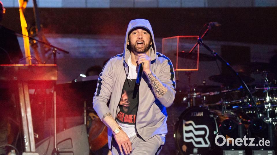Das neueste Album „The Death of Slim Shady (Coup de Grâce)“ von Eminem erschien im Juli 2024. Archivbild: Amy Harris/Invision/AP/dpa