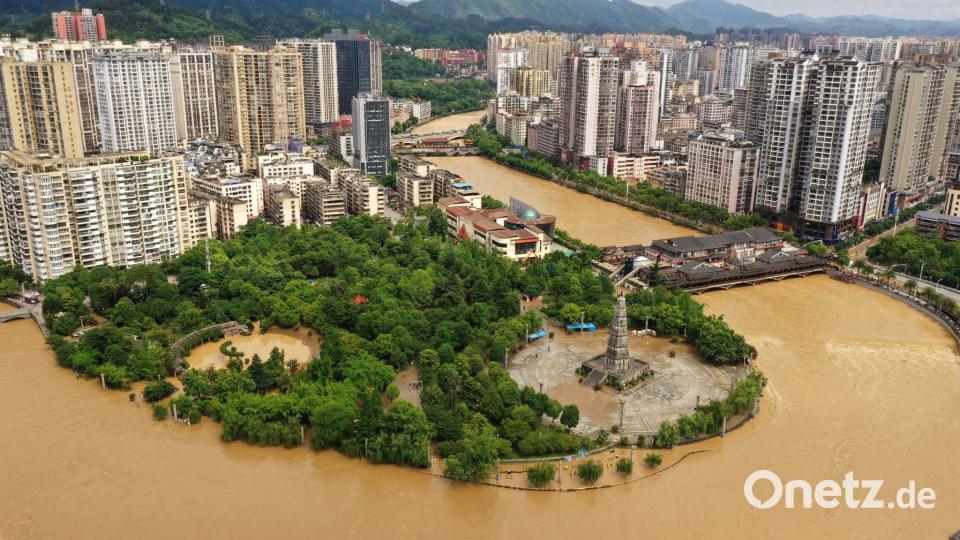 Im Mai 2026 gehörten dem Expertenbericht zufolge auch Regionen in Westchina zu den überdurchschnittlich feuchten Gebieten. (Archivbild) Bild: Xiao Wei/XinHua/dpa