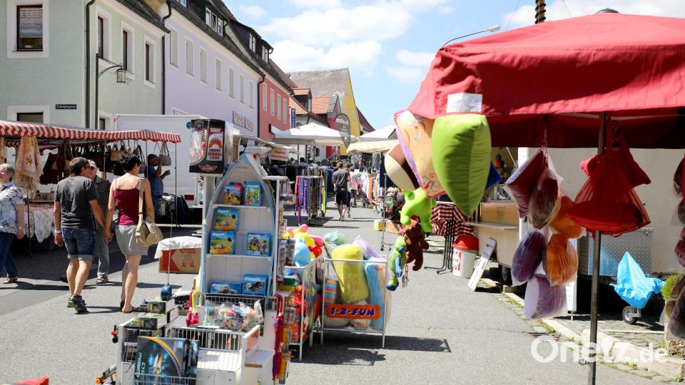 In Erbendorf steht wieder der St.-Veit-Markt an. Archivbild: Jochen Neumann